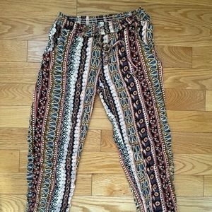 American Eagle boho jogger pants